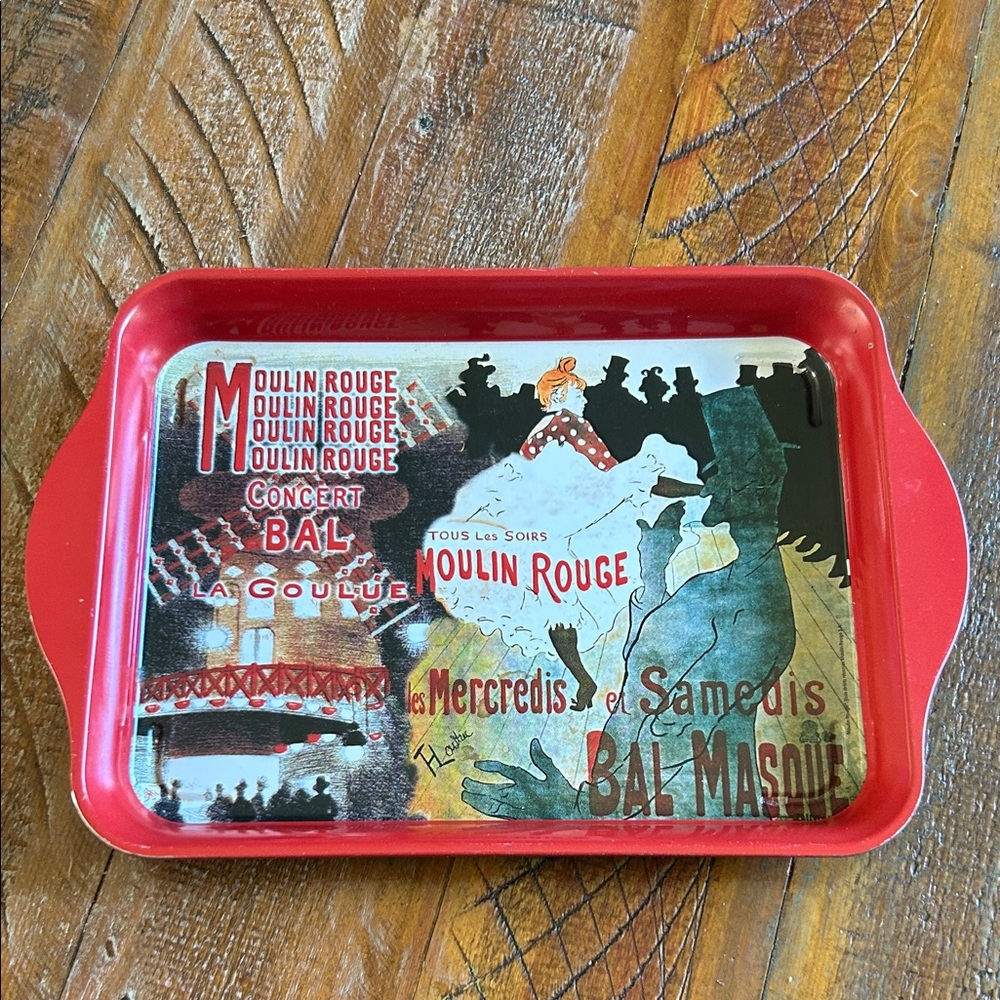 French Medal Moulin Rouge Tray